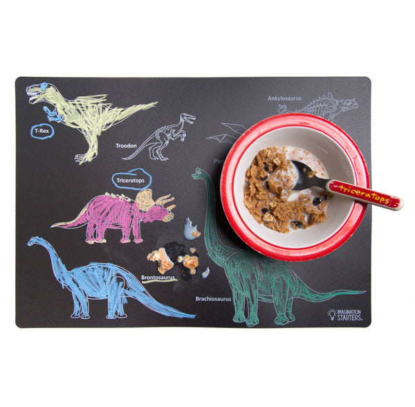 Dinosaur Chalkboard Placemat