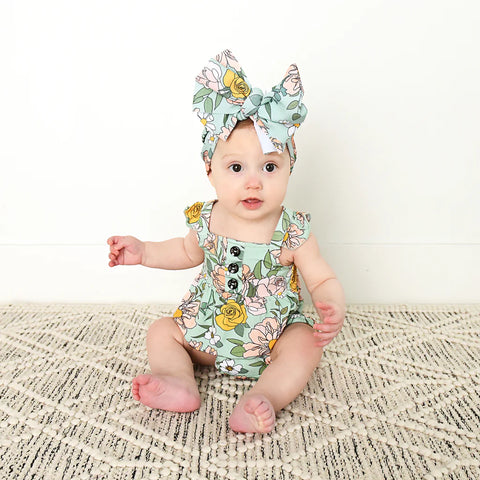 Kendra Floral Button Bubble