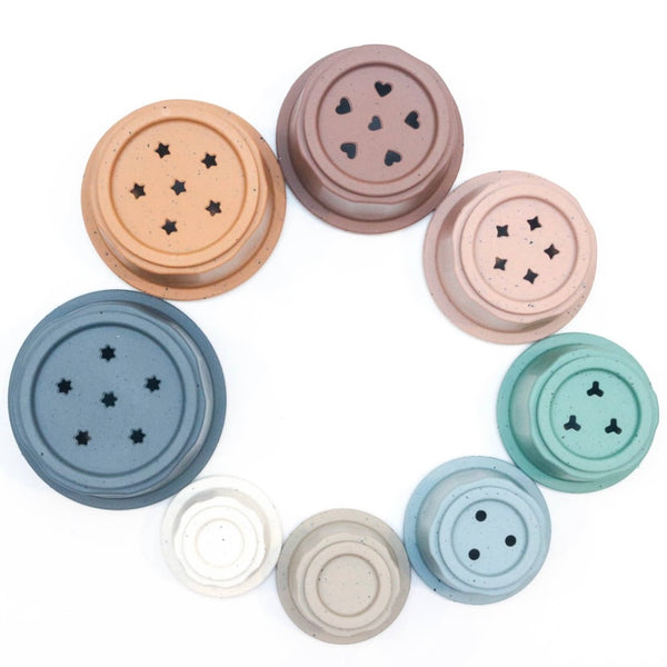 Silicone Teething Toy: Cups