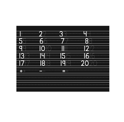 Numbers Chalkboard Placemat