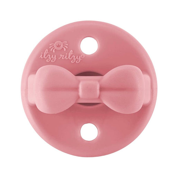 Itzy Ritzy Pink Orthodontic Sweetie Soothers (2 pack)