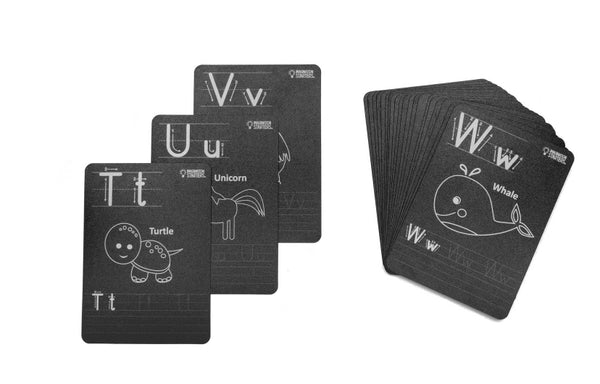 Alphabet Chalkboard Card Set