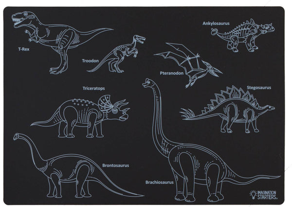 Dinosaur Chalkboard Placemat