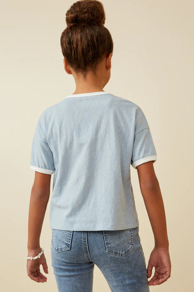Happy Face Ringer Tee