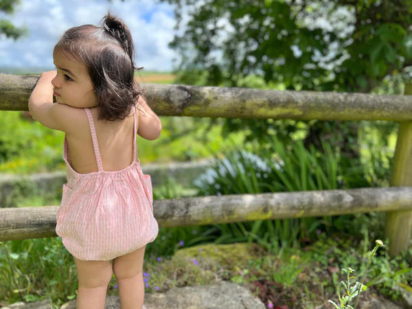 Kelyn Bubble Romper-Pink