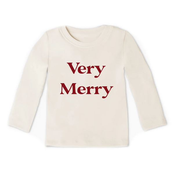 Very Merry Holiday Long Sleeve Tee