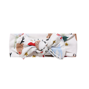 Santa and Friends Bamboo Baby Headband