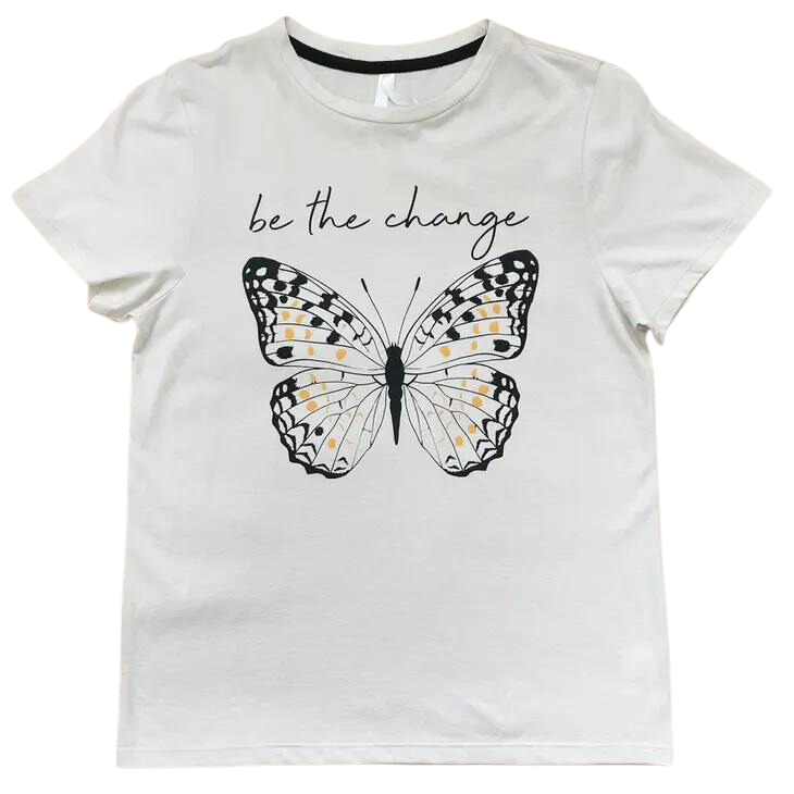 Be the Change Butterfly Tee