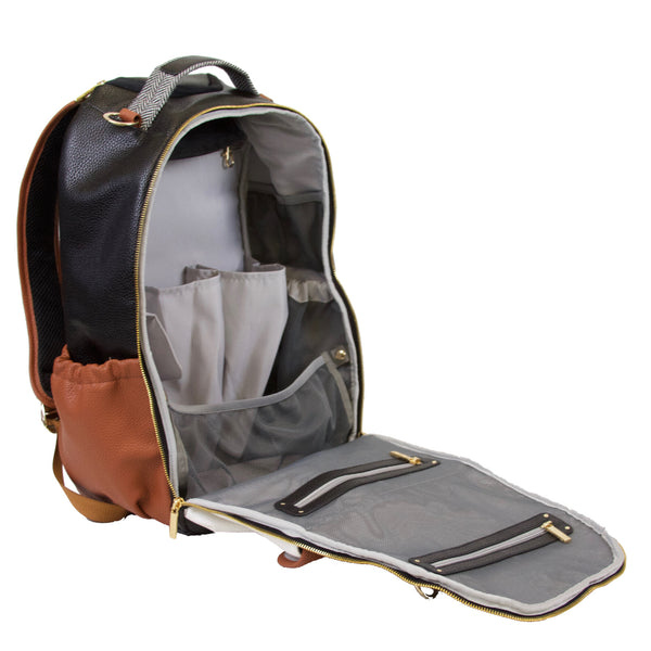 Coffee & Cream Boss Backpack Diaper Bag