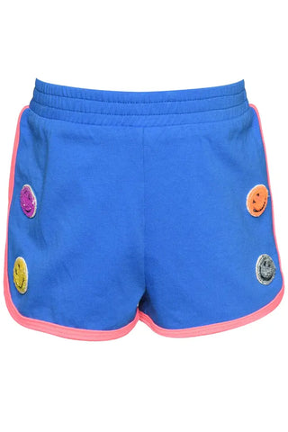 Shorts w/ Happy Face Patches