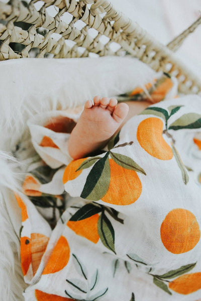 Clementine Swaddle Blanket