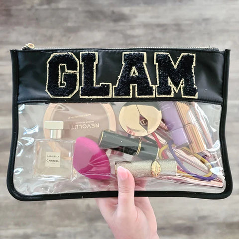 Glam Nylon Clear Bag